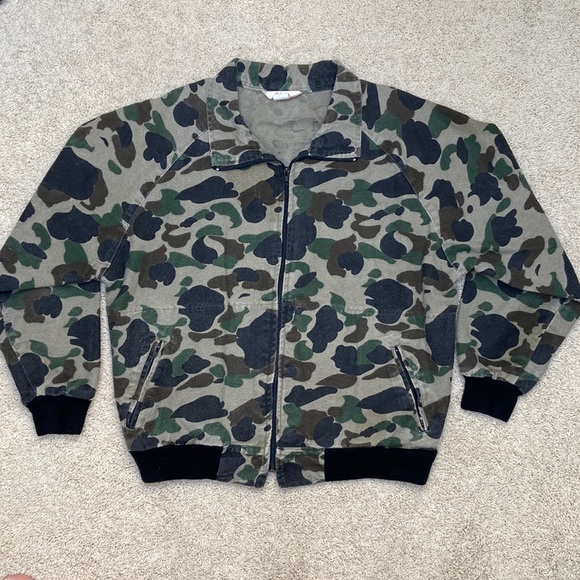 Cabela's Other - Vtg Cabelas Bomber Jacket Camo Size Large Made In USA Unisex Outdoor Hunting